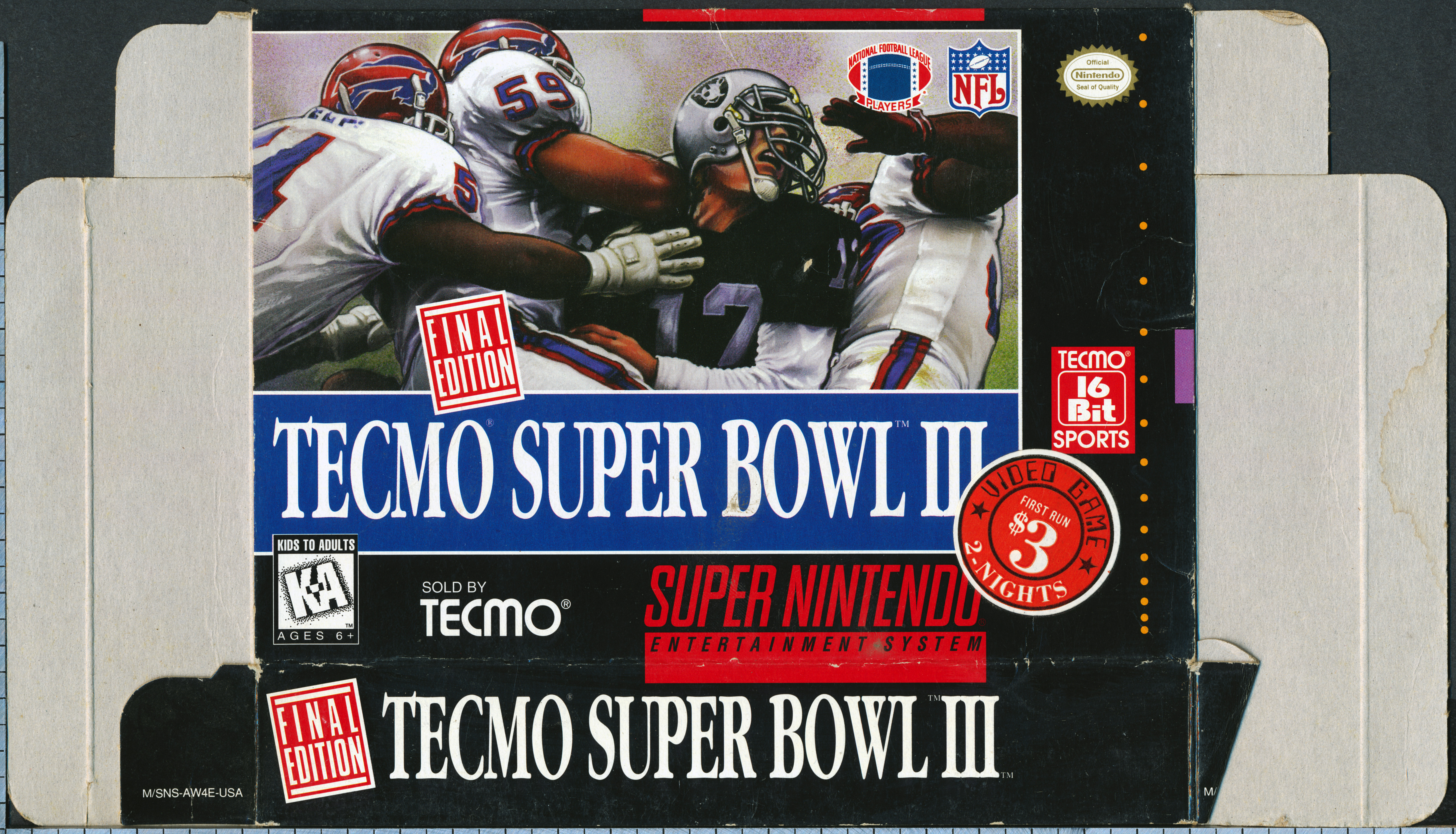 Tecmo Super Bowl III Final Edition – Gaming Alexandria